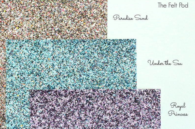 Chunky Glitter Fabric Sheet Blue Glitter DIY Glitter Bows Blue Chunky Glitter Fabric Under The Sea