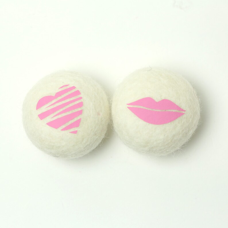 Set of 4 Felt Sweetheart Patties
