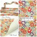 Liberty of London Tana Lawn Fabric MICHELLE A Orange // Liberty Bias Binding // Liberty Yardage // Fabric Felt //Felt Backed Fabric 