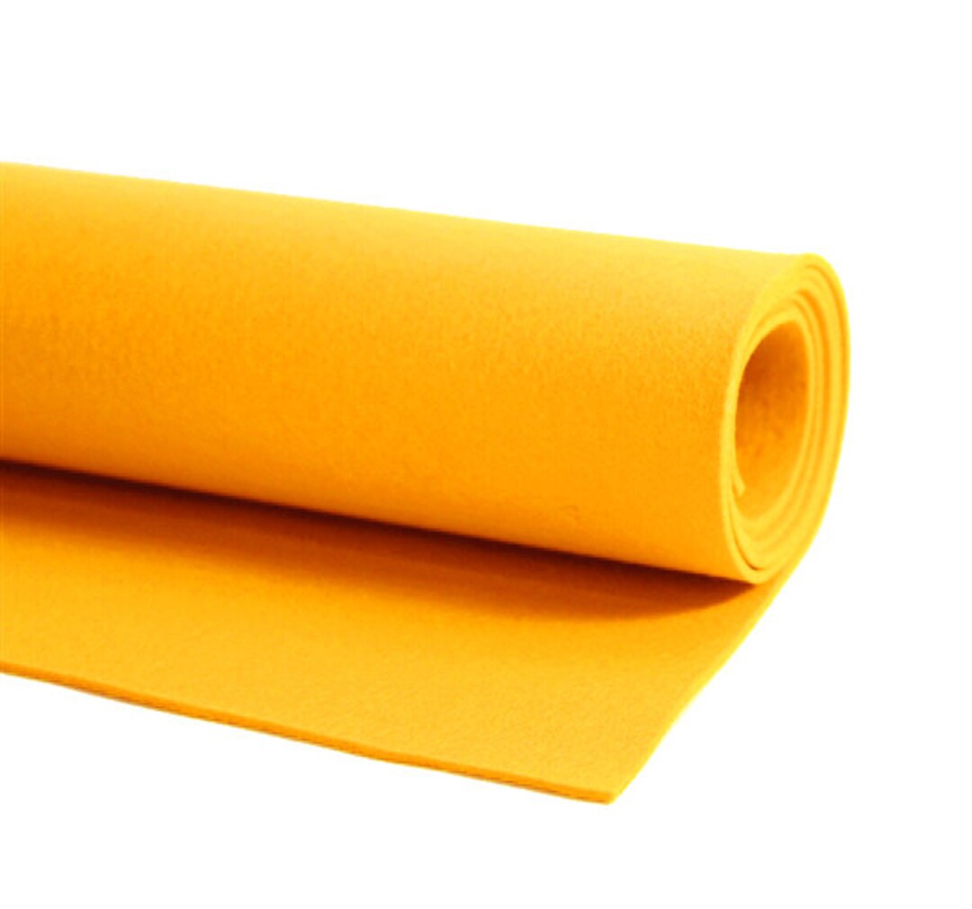 Thick Wool Felt 3mm 9 X 18 100 Wool Felt GOLDENROD Etsy