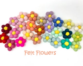 Felt Flowers | Felt Daisy | Felt Daisies