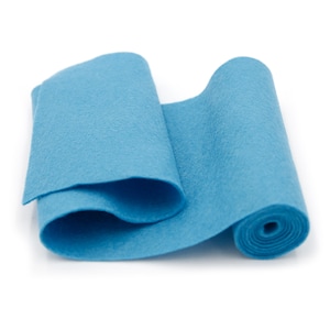 100 Percent Wool Felt Roll - Wool Felt color SKY BLUE - 5&quot; X 36&quot; Wool Felt - 100% Wool Felt