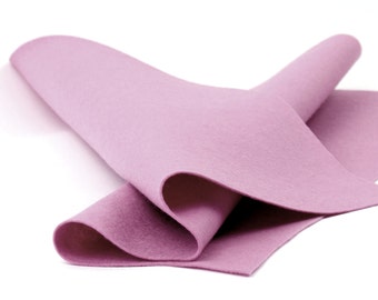 Wool Felt Sheet - 100% Wool Felt in Color ORCHID - 18" X 18" Wool Felt - Merino Wool Felt - European Wool Felt