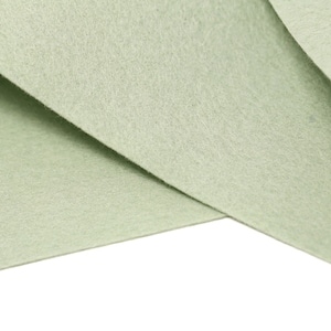 100% Wool Felt Sheet in Color MINERAL GREEN - 18&quot; X 18&quot; Wool Felt Sheet - Merino Wool Felt - European Wool Felt