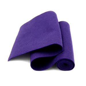 100 Percent Wool Felt Roll - Wool Felt color INDIGO - 5&quot; X 36&quot; Wool Felt - 100% Wool Felt