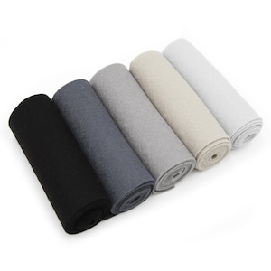Grauer Wollfilz | Graue Filzrollen-Kollektion | 100% Prozent Wollfilz | 5 "x 36" reiner Wollfilz