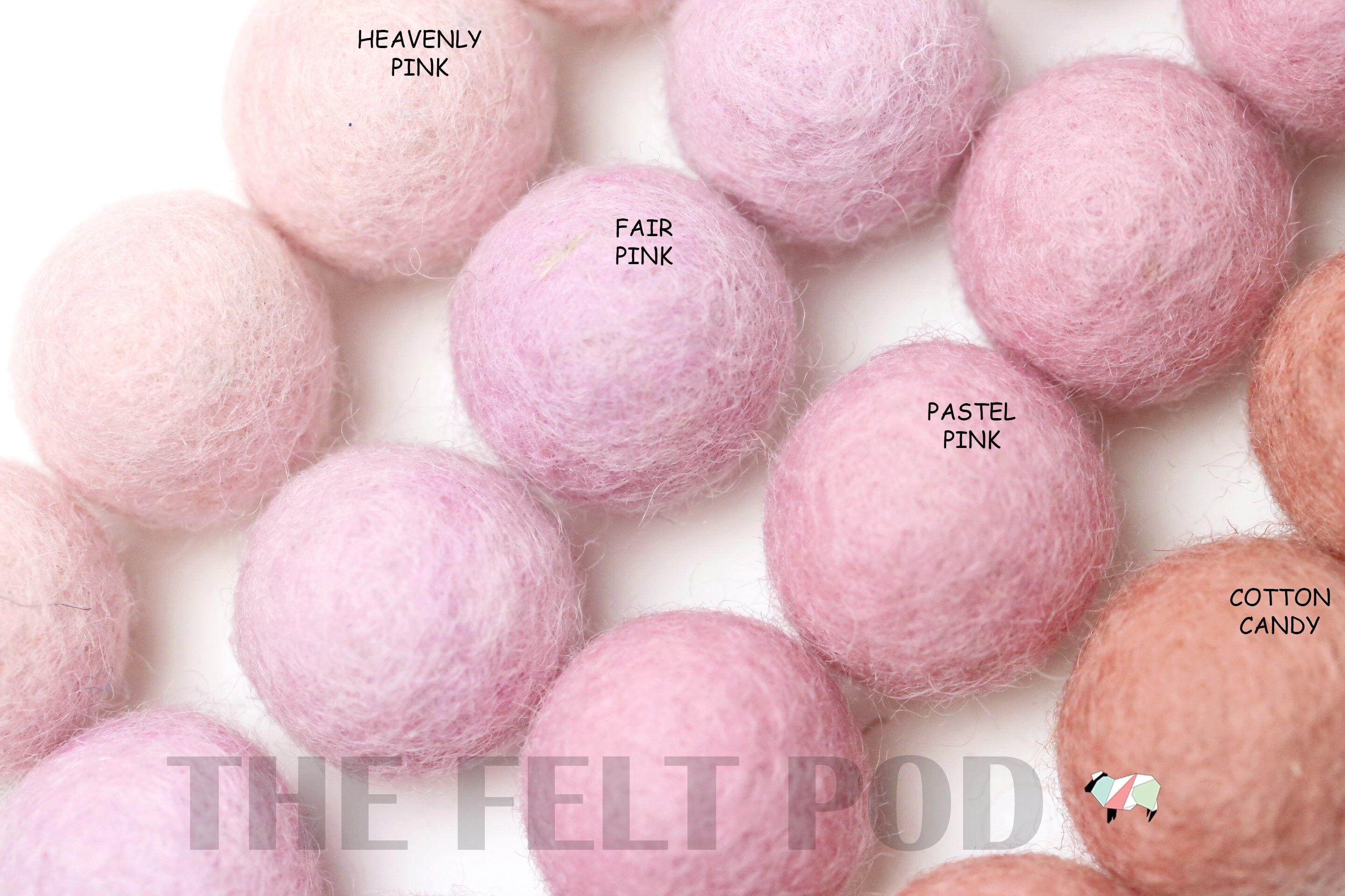 Wool Felt Balls // Felt Ball Garland DIY // Diy Mobile // Diy Etsy