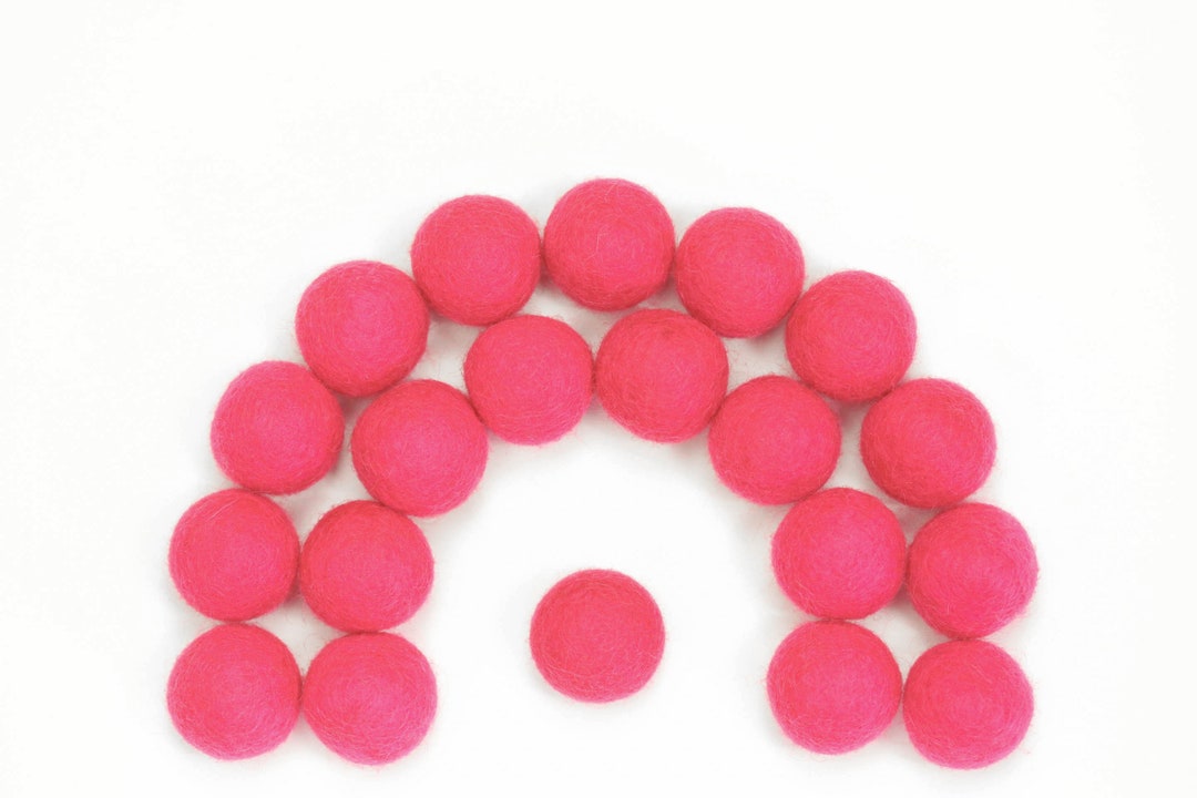 Wool Felt Balls // Felt Ball Garland DIY // Diy Mobile // Diy Etsy