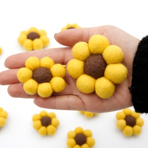 CSS Sunflower- Brown Felt Pad. main image 1