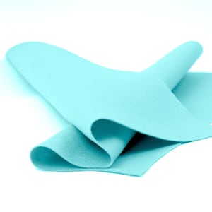 100% Wool Felt Sheet in Color  CELESTE - 18&quot; X 18&quot; Wool Felt Sheet - Merino Wool Felt - European Wool Felt