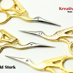 Embroidery Scissors Kreative Snips Small Scissors Crane Scissors Stork Scissors Italian Scissors image 6