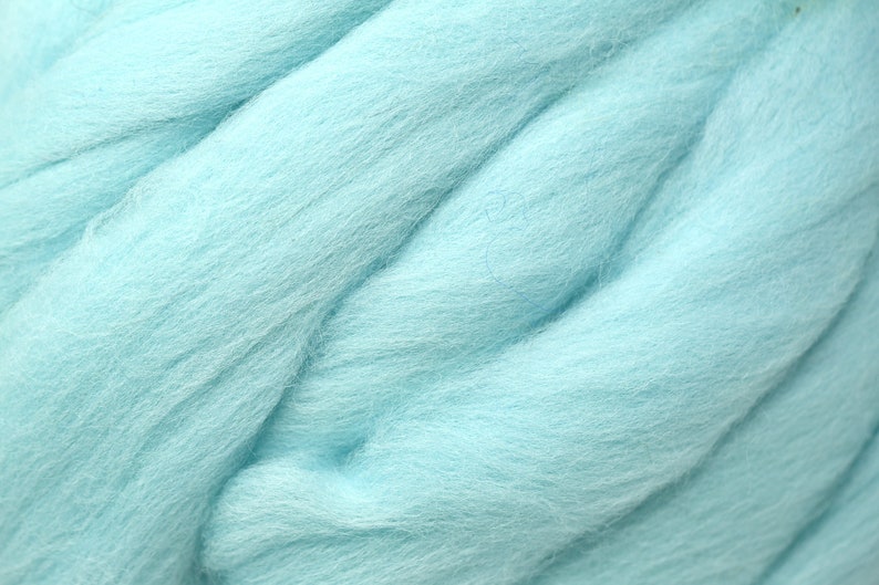 Merino Wool Roving 21 Micron - Blue Wool Roving | Wet Felting Wool ...