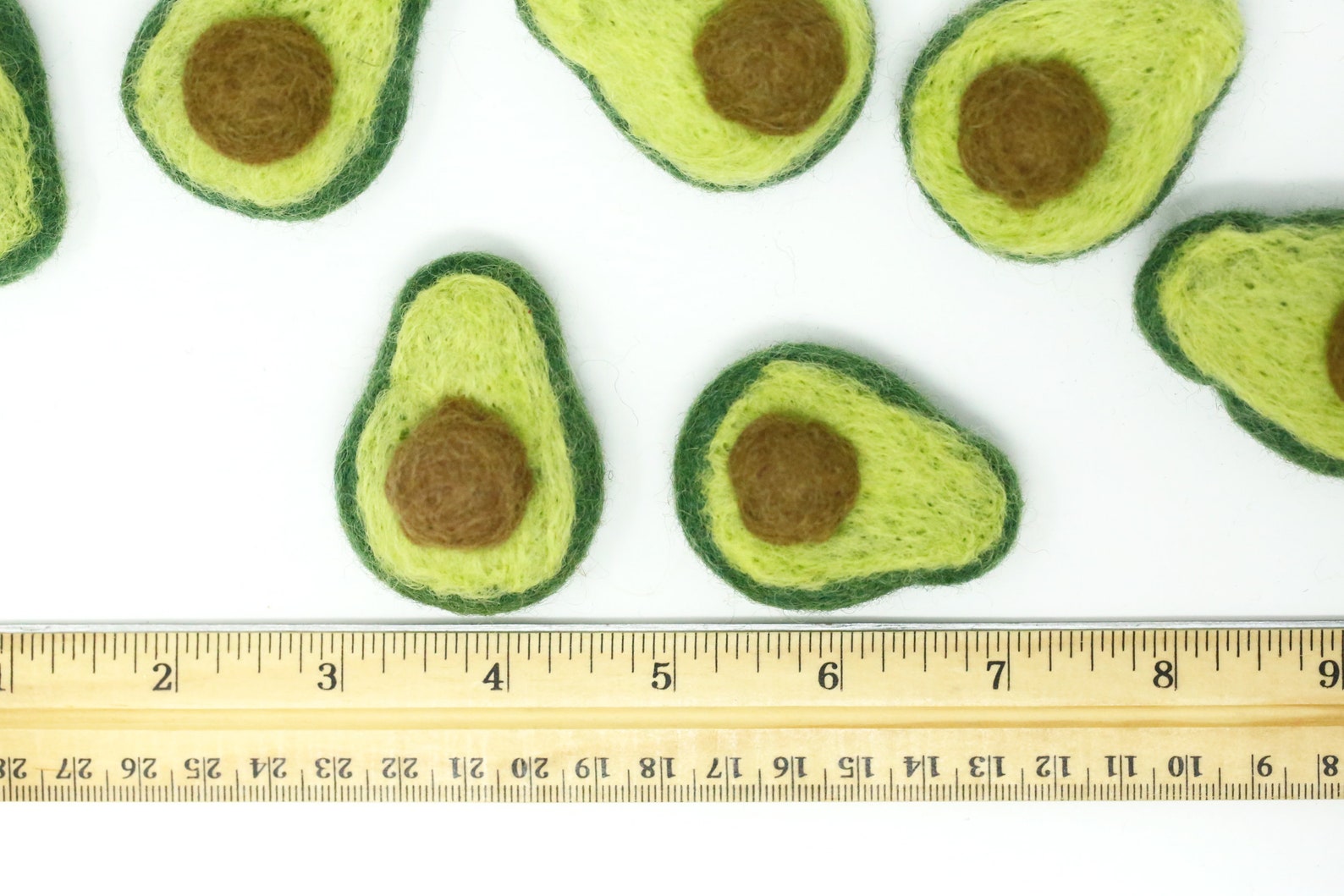 Felt Avocado Felted Avocados Felt Shapes Etsy