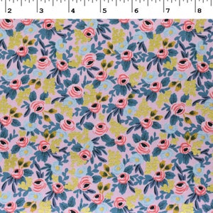 Menagerie ROSA VIOLET  // Rifle Paper Co // Fabric Felt // Felt Backed Fabric // Cotton Fabric
