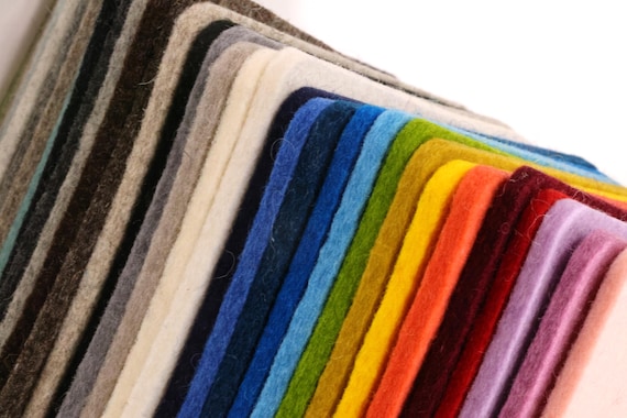 Heather Gray Thick Wool Felt | 3mm Wool Felt | 100% Wool Felt