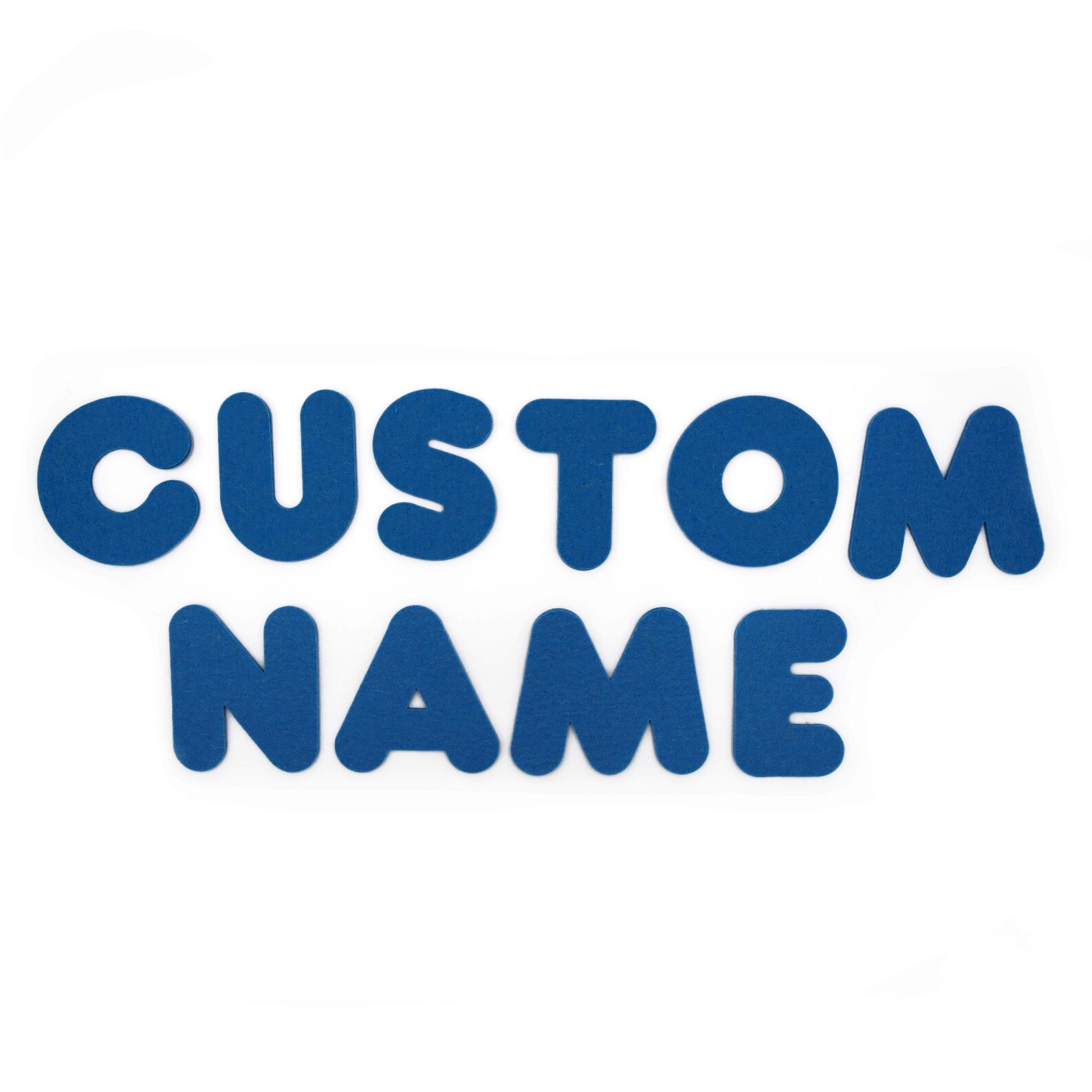 Custom Felt Letters | 3mm Custom Felted Letters | Personalized Name ...