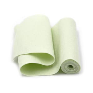 100 Percent Wool Felt Roll - Wool Felt color HONEYDEW - 5&quot; X 36&quot; Wool Felt - 100% Wool Felt