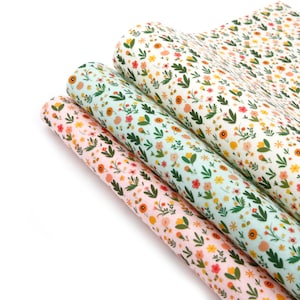 Merino Wool Felt | Printed Felt | Patterned Felt | FLORAL FINESSE Wool Felt | Floral Wool Felt