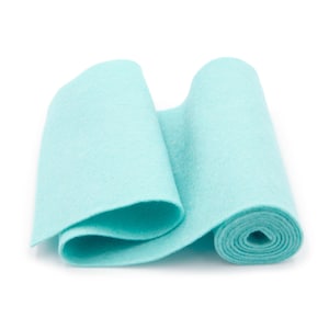 100 Percent Wool Felt Roll - Wool Felt color CELESTE - 5&quot; X 36&quot; Wool Felt - 100% Wool Felt