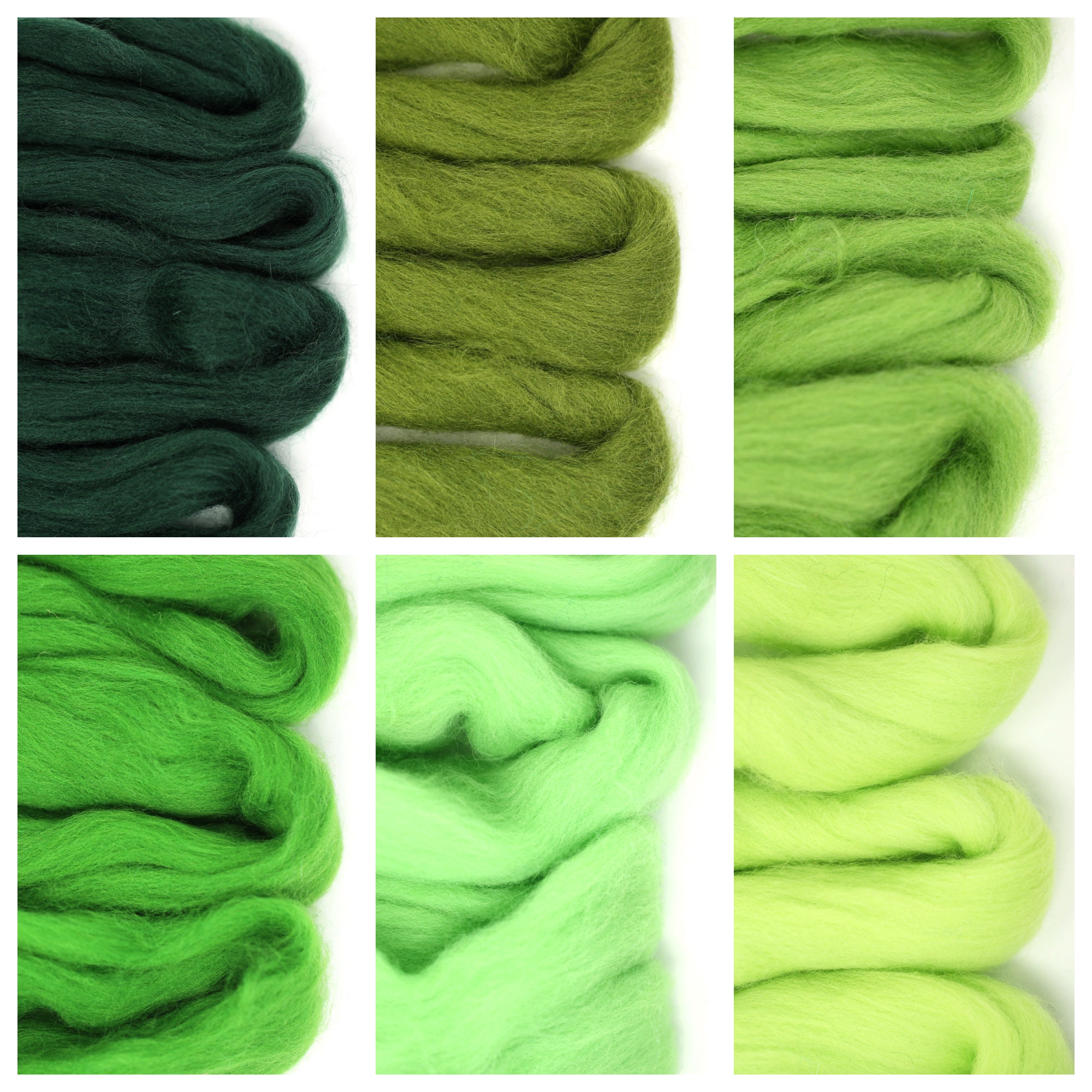 Local Dark Green Wool For Needle Felting, Dark Green Canadian Roving, wool  for Felting