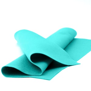 100% Wool Felt Sheet in Color  ROBIN&quot;S EGG - 18&quot; X 18&quot; Wool Felt Sheet - Merino Wool Felt - European Wool Felt