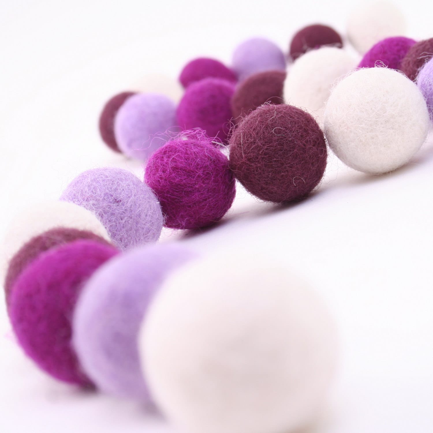 Wool Felt Balls // DIY Garland // DIY Mobile // DIY Necklace Etsy