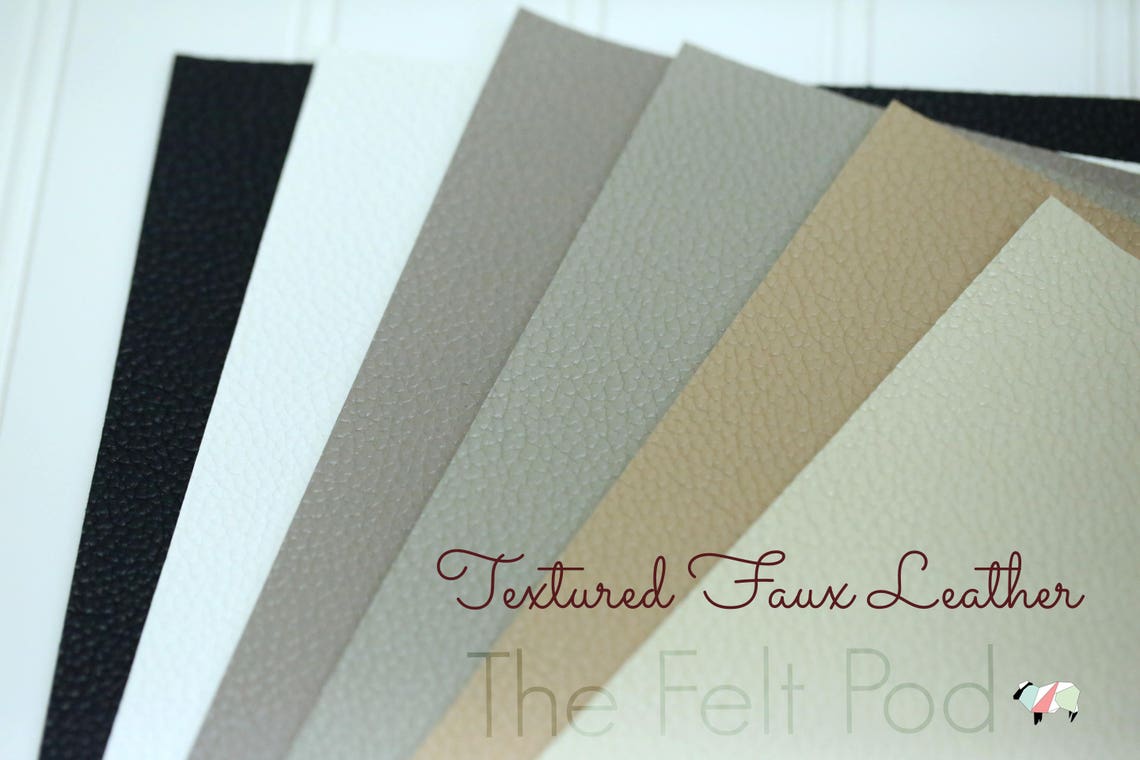 Textured Faux Leather // Matte Textured Faux Leather // Etsy
