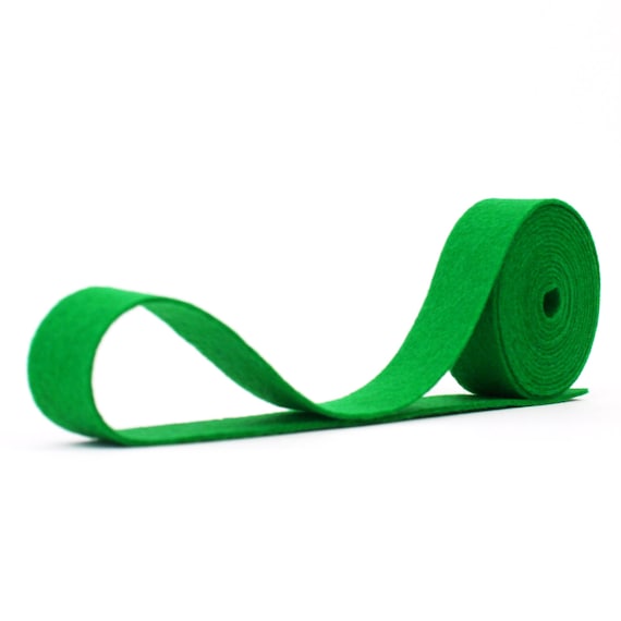 Cinta De Fieltro Verde Pino 15cm 5m