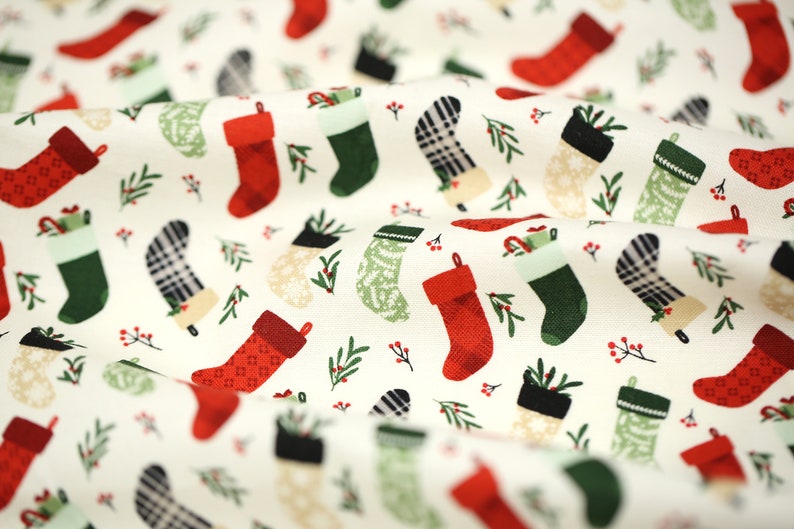 Christmas Fabric Riley Blake Christmas Traditions Etsy