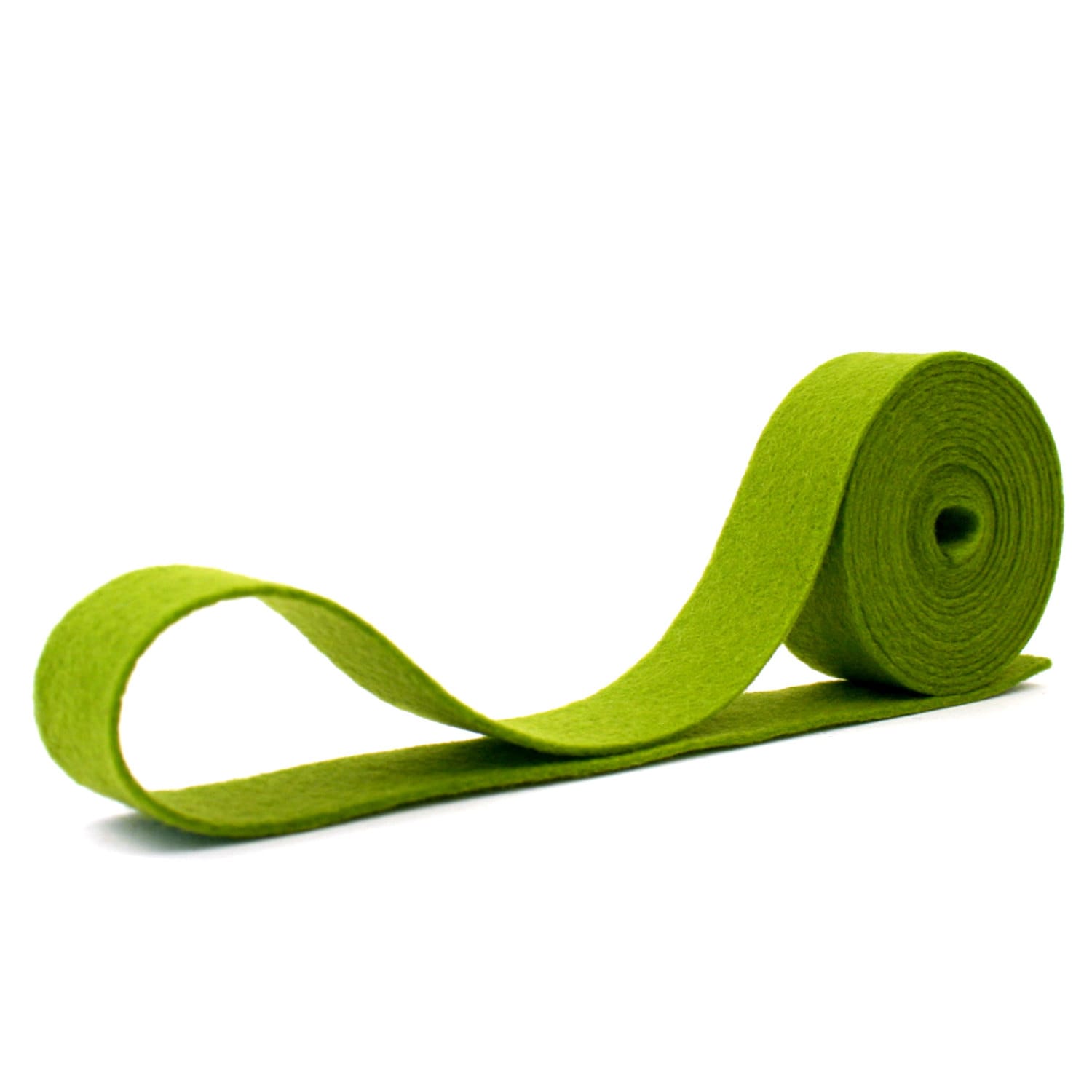100 Percent Wool Felt Ribbon in Color WILLOW - 3/4