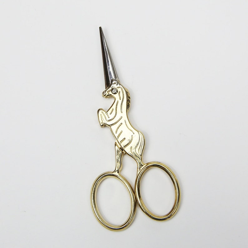 Unicorn Scissors // Kreative Snips // Embroidery Scissors // Gold Scissors image 5