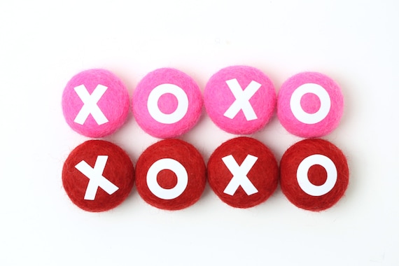 Felted XOXO | Felt XOXO  - Set of 4