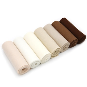 Neutral Wollfilz | Neutral Filz Rolls-Kollektion | 100% Prozent Wollfilz | 5 "x 36" reiner Wollfilz