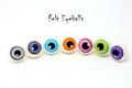 Felt Eyeballs 3 cm // Halloween Eyeballs // Halloween Felt Shapes // Halloween Felt Eyeballs