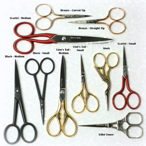 Embroidery Scissors Kreative Snips Small Scissors Crane Scissors Stork Scissors Italian Scissors image 3