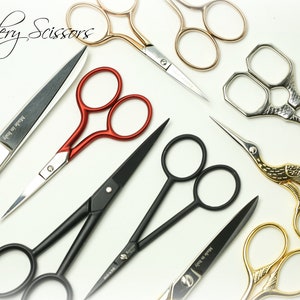 Embroidery Scissors Kreative Snips Small Scissors Crane Scissors Stork Scissors Italian Scissors image 1
