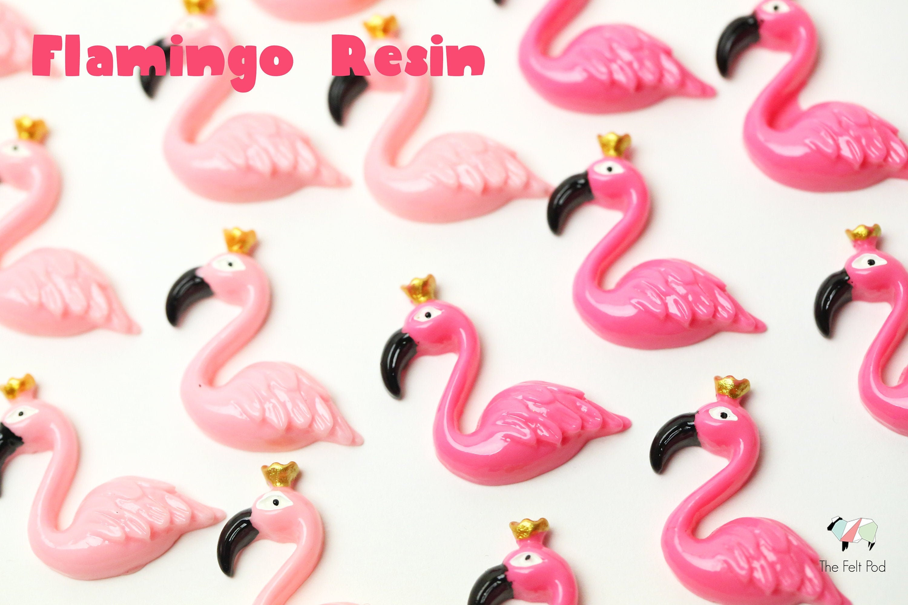 フラミンゴ樹脂 | フラミンゴカボション - Etsy 日本