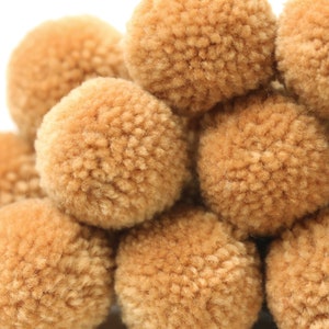 Yarn Poms -  P32 CAMEL Yarn Pom Pom