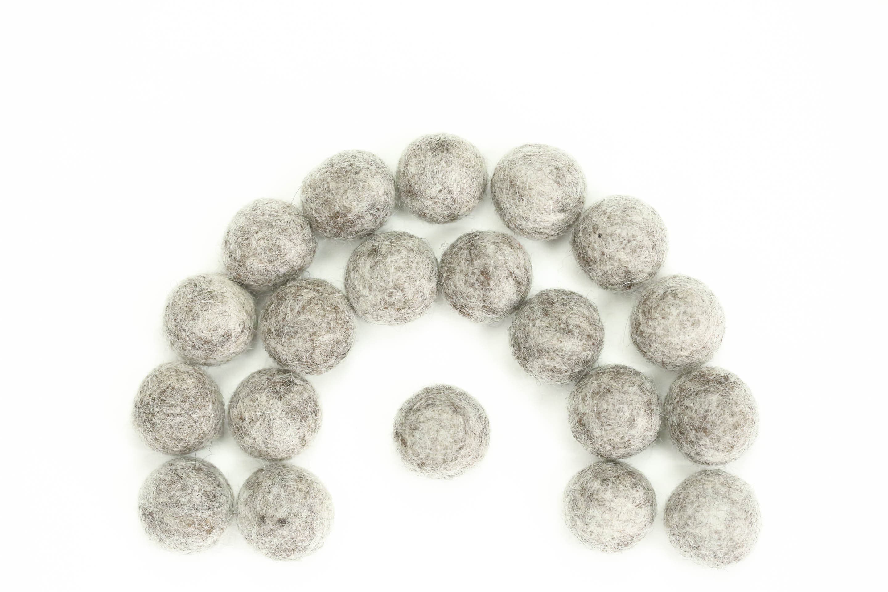 Perlin - Pompon pompon da 30 mm, nero, 100 pezzi, per cucito, passamaneria, palline di peluche