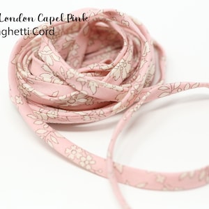 Spaghetti Cord / Liberty of London Cord / Capel Pink Spaghetti Cord