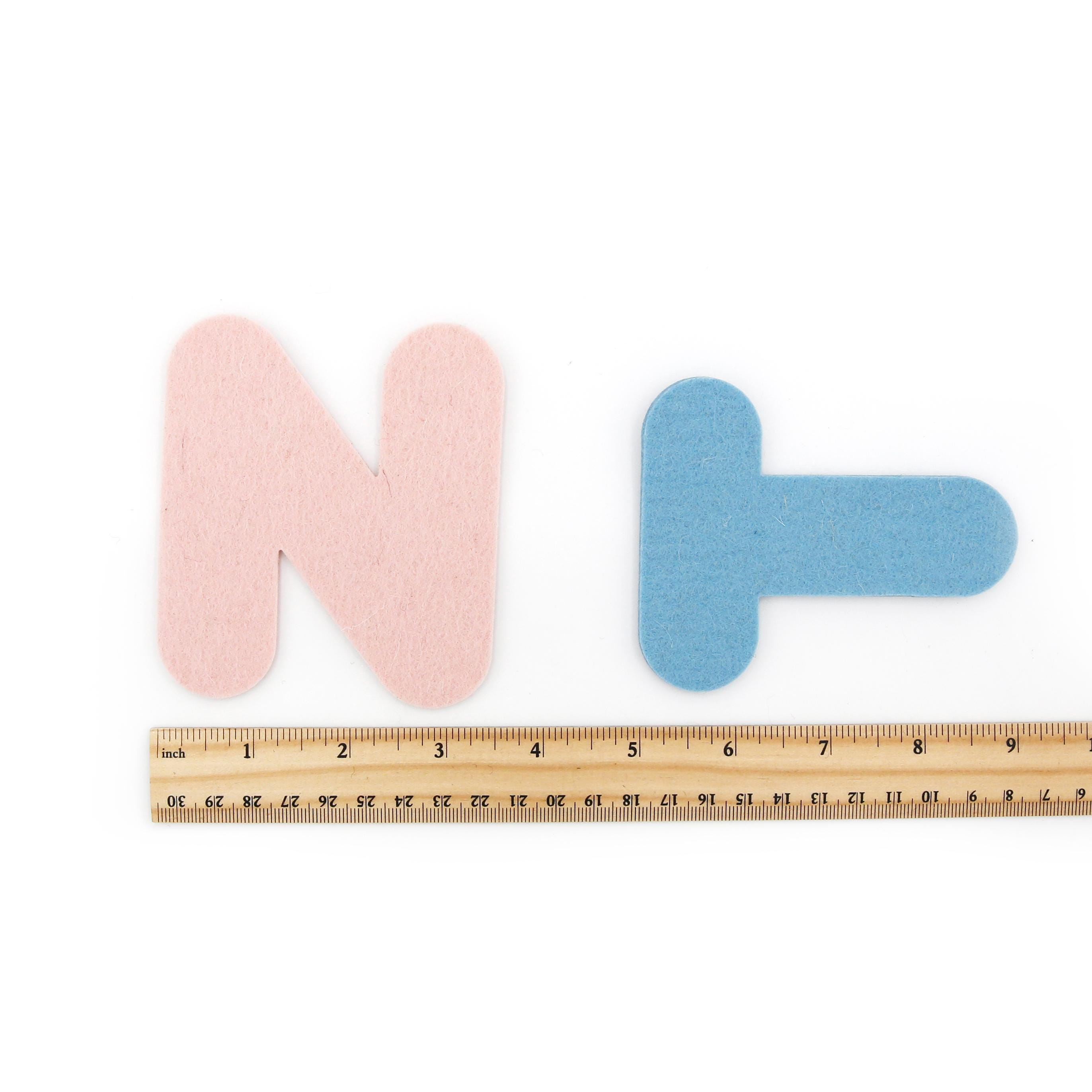 Custom Felt Letters | 3mm Custom Felted Letters | Personalized Name ...