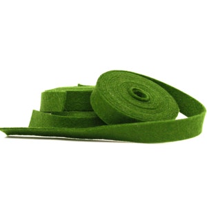 May include: A roll of green felt ribbon, perfect for crafting and DIY projects.
