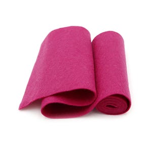 Rolle aus 100 Prozent Wollfilz - Wollfilzfarbe MULBERRY - 5 "X 36" Wollfilz - 100% Wollfilz
