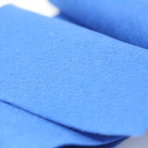 100% Wool Felt Sheet in Color BLUE JEANS - 18&quot; X 18&quot; Wool Felt Sheet - Merino Wool Felt - European Wool Felt