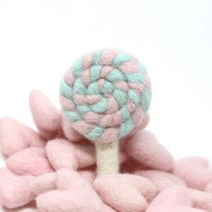 Felt Lollipops - Mint and Pink