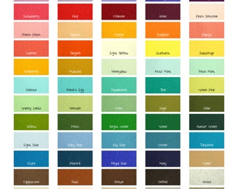 100 Percent Wool Felt Sheets -  3 Sheets of 8" X 12" Felt - You Pick Color - Merino Wool Felt - 100% Wool Felt