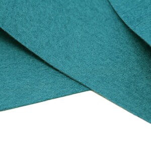 100% Wool Felt Sheet in Color TSUNAMI - 18&quot; X 18&quot; Wool Felt Sheet - Merino Wool Felt - European Wool Felt