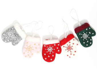 Felted Mittens| Mitten Ornaments