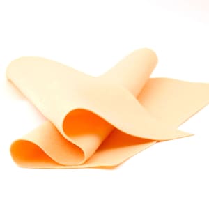 100% Wool Felt Sheet in Color APRICOT - 18&quot; X 18&quot; Wool Felt Sheet - Merino Wool Felt - European Wool Felt