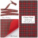 Classic Plaid Red and Green // Robert Kaufman Bias Binding // Bias Tape // Fabric Felt // Felt Backed Fabric // Red Plaid 